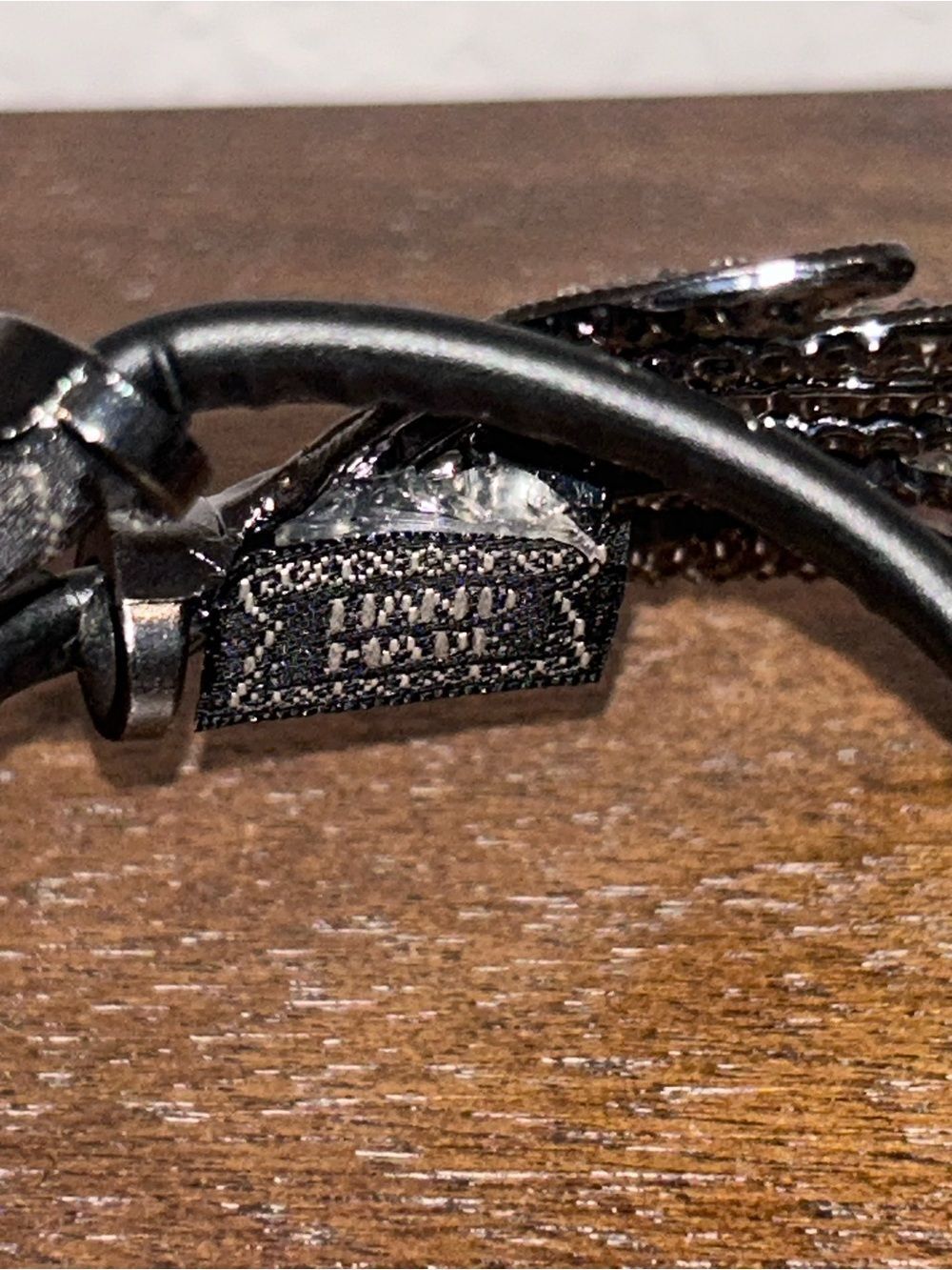 Handmade Adjustable Leather Wing Embellished Cuff Bracelet - Picture 4 of 6